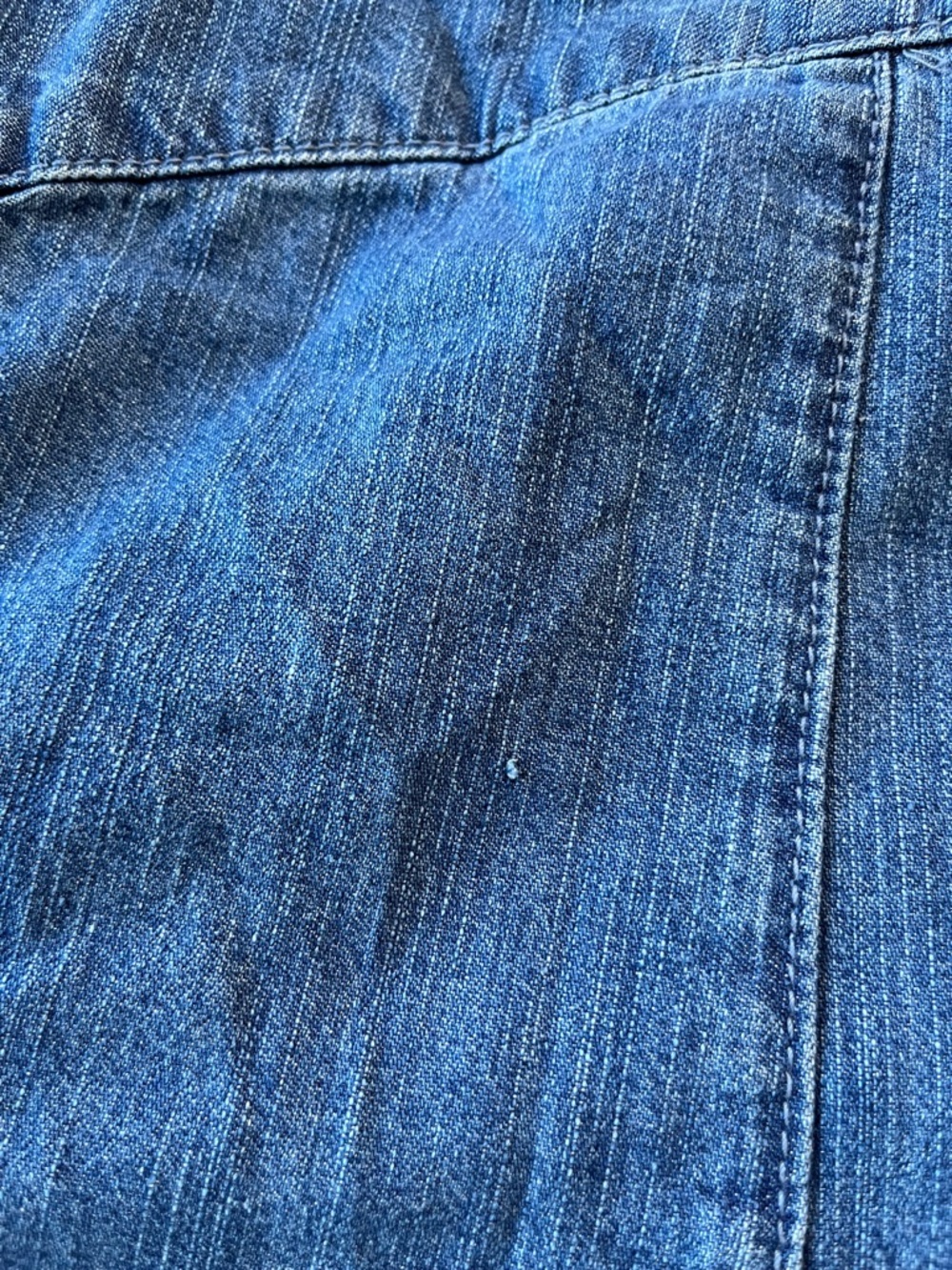 Vintage Chadwicks Classic Deep Blue Western Denim A-Line Skirt - Picture 13 of 13